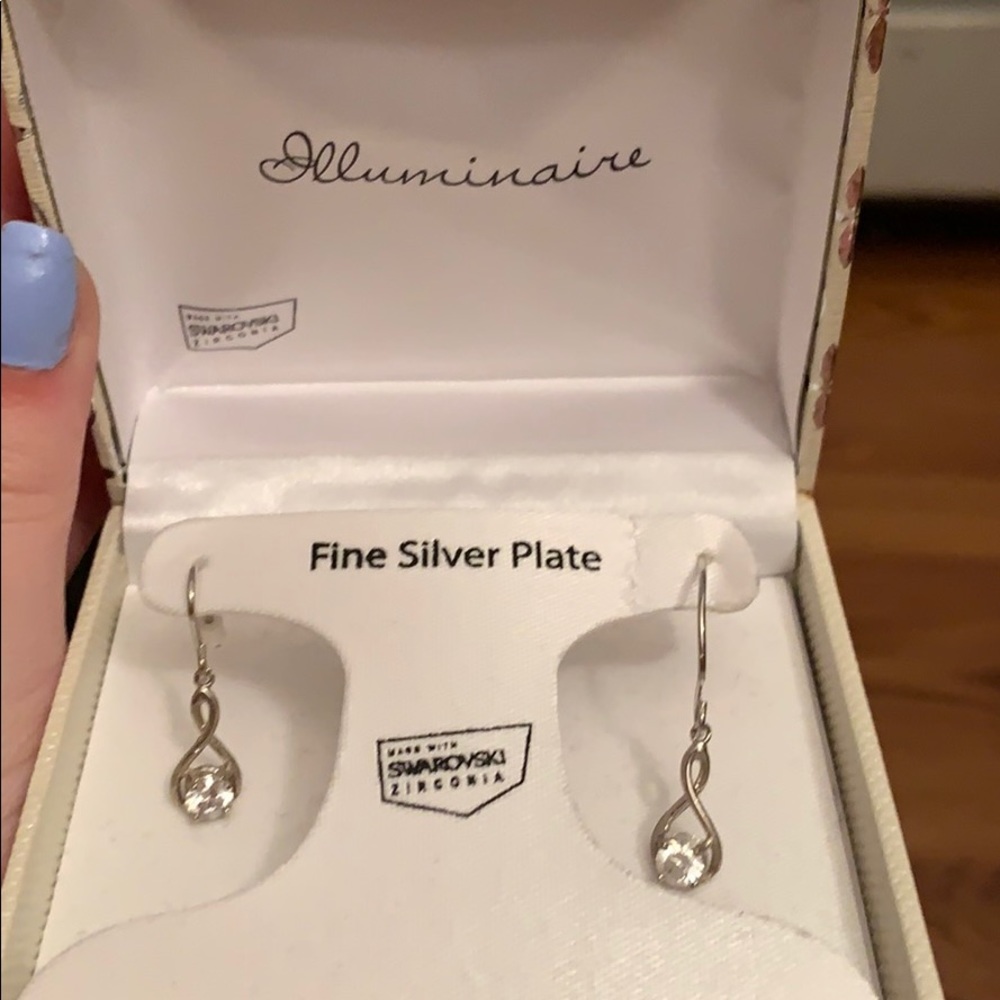 Swarovski crystal dangle earrings